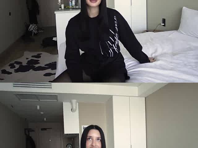 Sexy Brunette, Loves to Take a Big Dick in Her Pussy, Gave Herself to Him in a Hotel Room