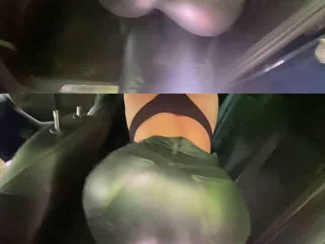 Italian Amateur Couple's Backseat Car Sex After a Mountain Walk