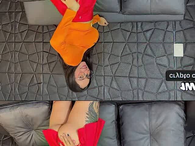 Velma gets drilled hard on Halloween jeniferplay halloween
