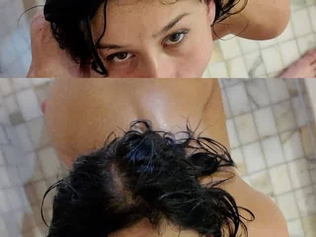 Petite Latina Comes Out of Shower in a Towel -cowgirl Natural Ass