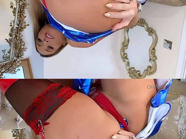 Stacked brunette goes solo toys and masturbation