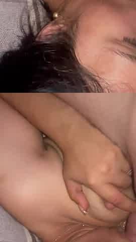 Step Dad Fucks Me Between My Tits and in My Mouth and Lets You Cum Into My Cunt