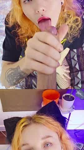 Kitty Served Big Dick and Deserved Some Milk