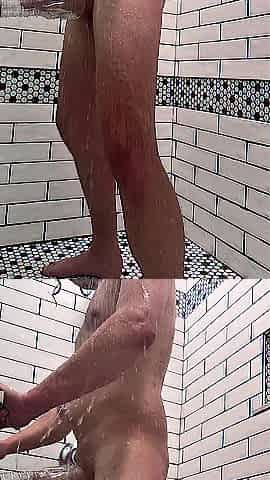 Screwing Fleshlight So Hard That guy Nearly Breaks Shower Door - 4K