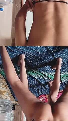 Shivani Bhabhi Sex in Pink Bikini. Part 3