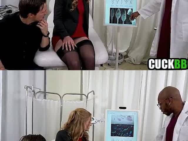 Cuckold Watching Sexy Wife Screwed By Fertility Doc