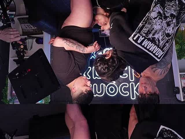 Hot Foursome Orgy in Knock Knock Live!