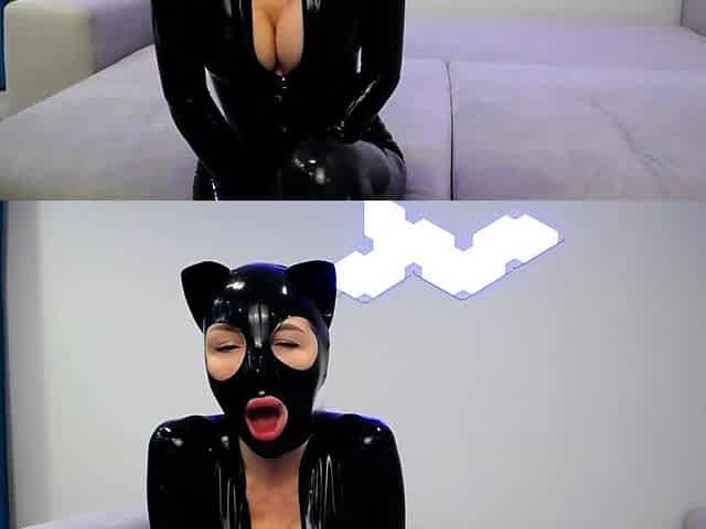 Lapdance and blowjob made by BIG boobs blonde