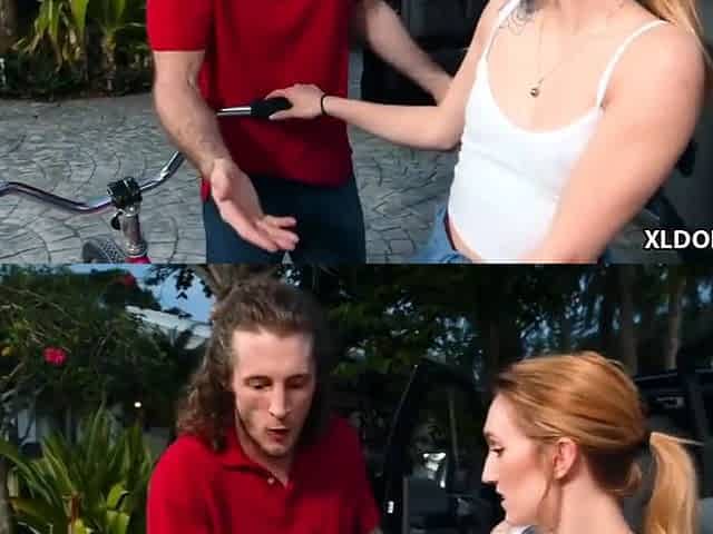 Riding Bicycle And Getting Fucked - Victoria Gracen