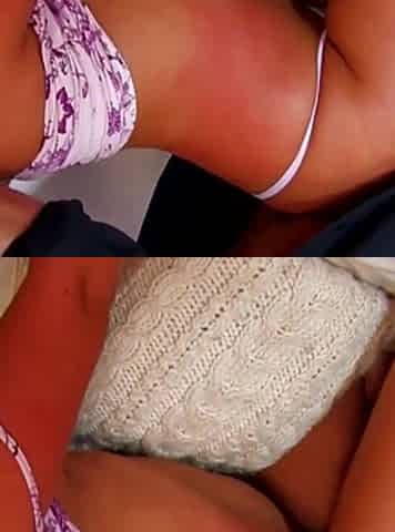 Inside her wet dark holes!