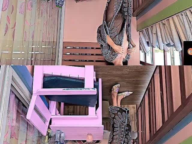 Nearly exposed at Bungalow Resort Terrase # Close Up PISSING at the Terrase # Evolova Sex Toy