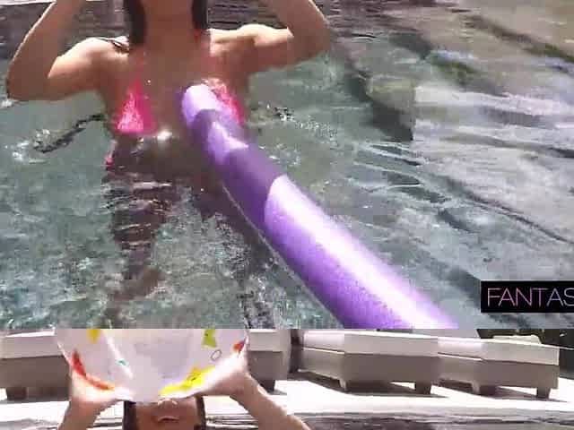 Soaked Latin chick Cum Drain Invites Chunky Rod Over For A Swim