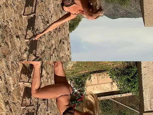 ThisIsGlamour Cara Brett Lacy Bra And Thong BTS LEWD