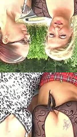 Threesome Outdoor Fuckdate