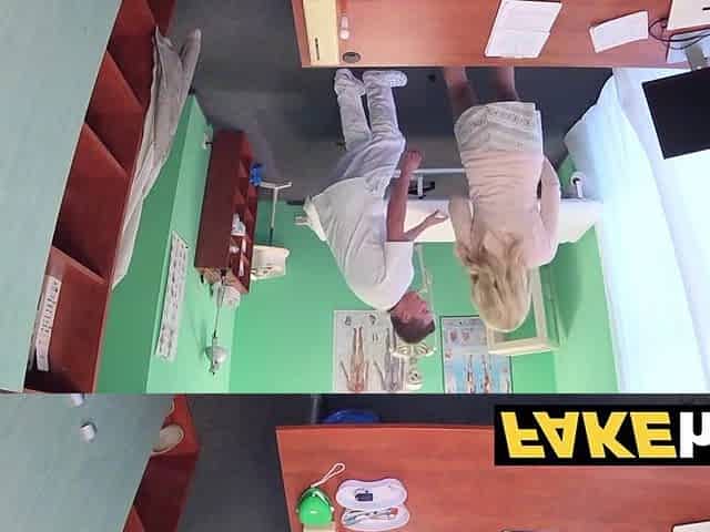 Fake Hospital Impure doctor gives blond Czech chick moist pants