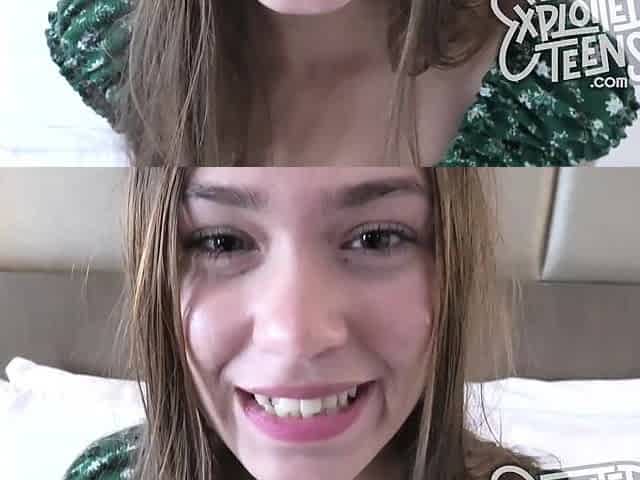 See this cute nineteen year old eat booty and get drilled