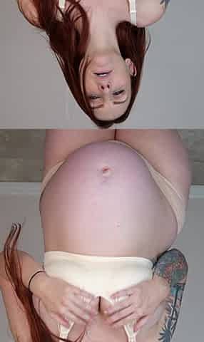 Empty Those Balls for My Milky Tits 9months Pregnant