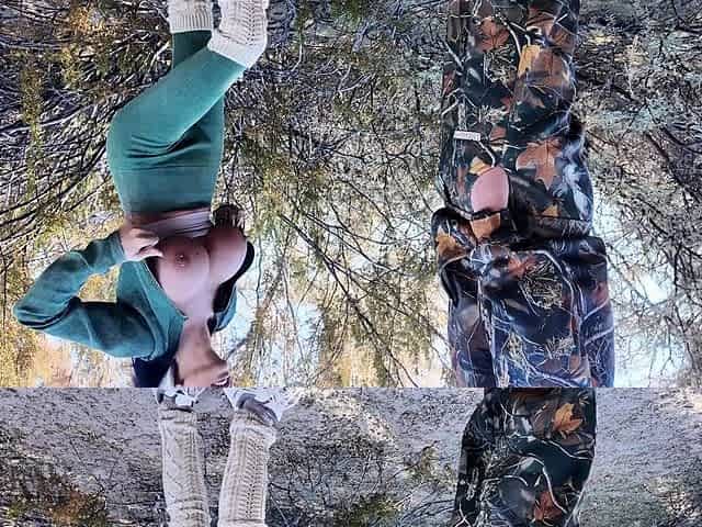 Danae Mari Gets caught by stranger on hike