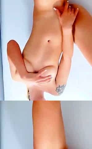 Young amateur teen in solo masturbation getting kinky