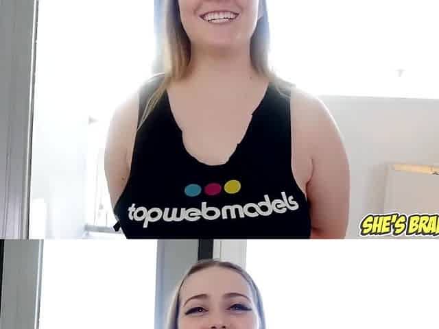 Brunette Bbw Slurps And Swallows Cum