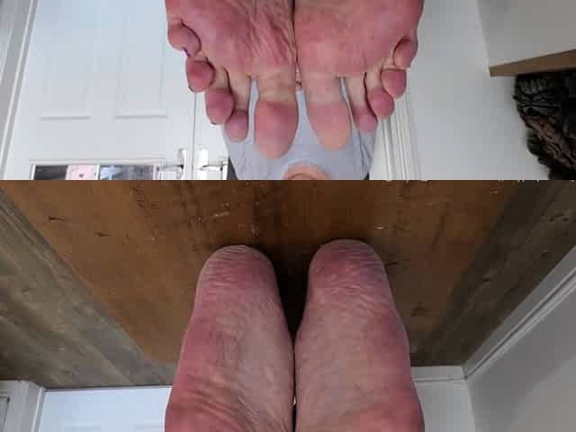 Amateur Foot Fetish Girlfriend Sucks and gives a Footjob