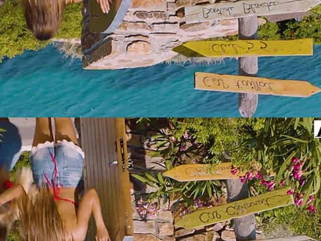 Naomi and Talia had a threesome on vacation