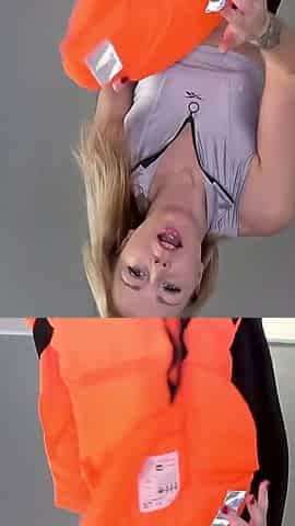 Asmr Lifejacket Fetish Confession in Shiny Leggings