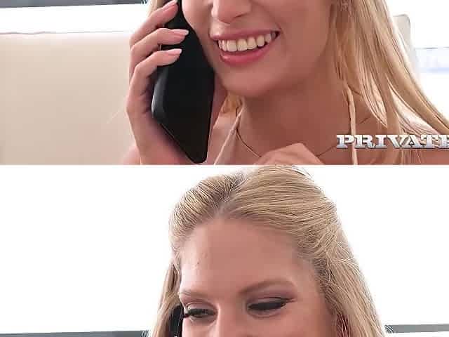 Veronica Leal, Candee Licious - Two Amazing Blondes Share Big Cock