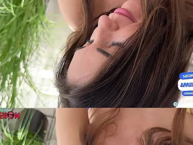 POV Screw with Large Booty Black Angel - Creampie Inside