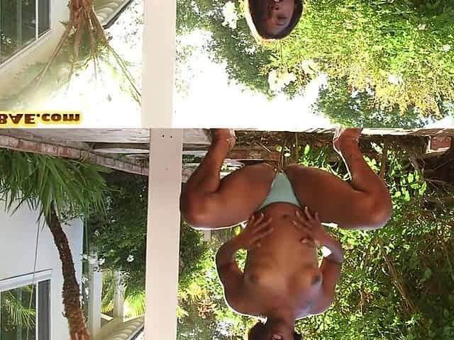 Bigbooty black bitch drilled by black guy in doggy-style