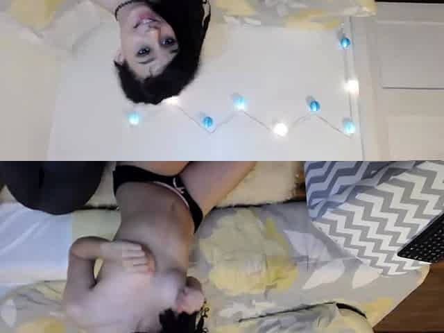Cute amateur webcam teen girl toying pussy on webcam