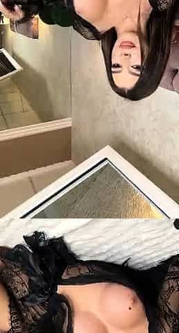 Hot brunette from squirt masturbating on webcam