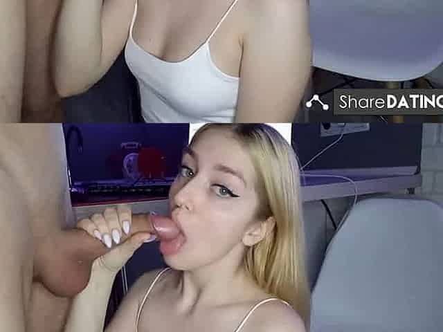 Big Cock Surprise! He Nutted in Her Throat Instead of Her Face