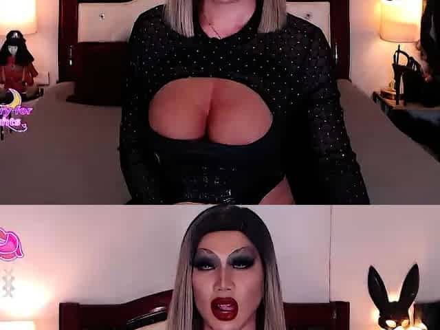 Horny big boobed fat chubby busty blonde