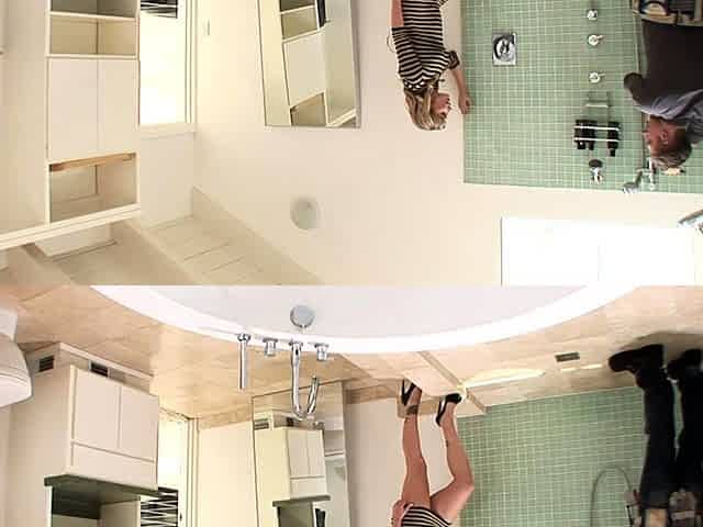 Hardcore double blonde blowjob
