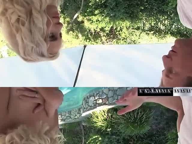 Naomi Catches Guy Filming Her Nude Tanning, Then Milks Cock With Ryan Mclane And Naomi Woods