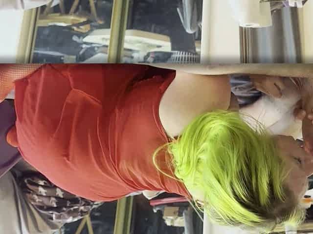 Next Door Dolly and Stunt Cock - Thrusting Vibrator Swallow Blowjob