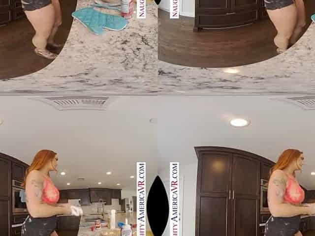 Nasty America - Your wife's ally, Siri Dahl screws U in the kitchen!!