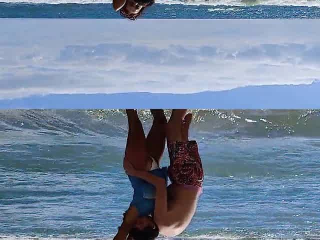 Indeed serious porn with stepmom after sea! An over-lewd stepmom gets drilled very roughly after a swim!