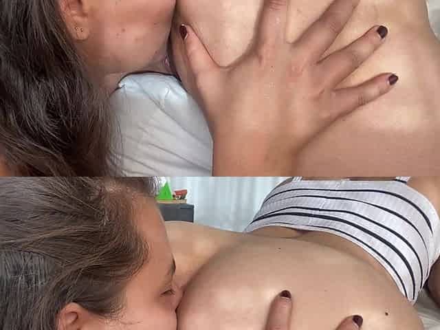 Lesbo sucking hard with tongue a glamorous anal opening
