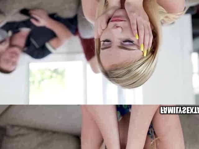 Hot Blonde In Tight Jeans Fucks Stepbro For Help With Dirty Photos Online