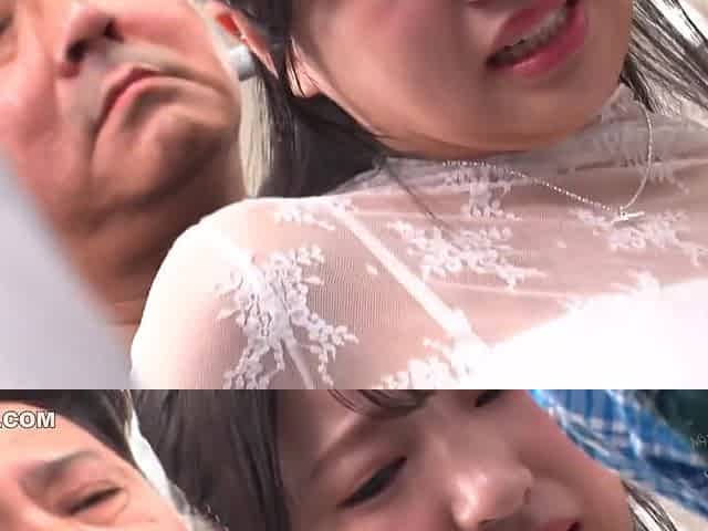 Japanese Babe having sex in a crowded train