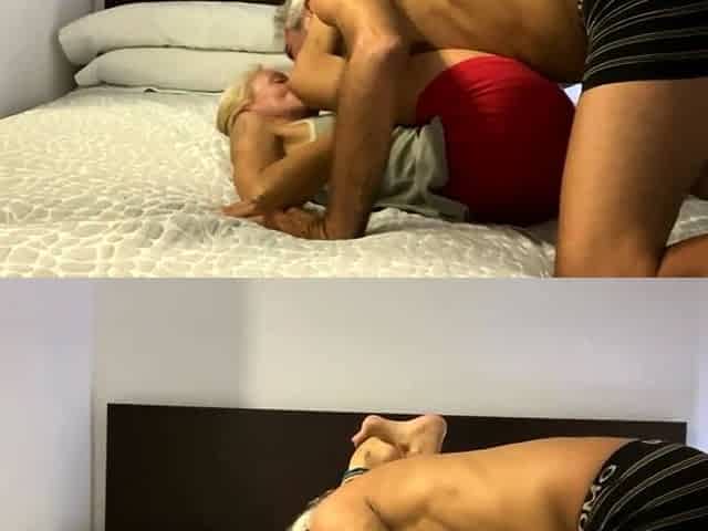 Blonde MILF Enjoys 69 and Orgasms on Big Cock
