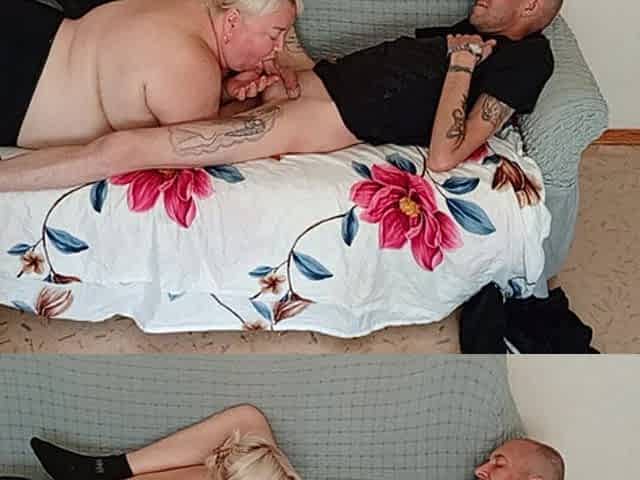 Stepmom Gives a Deep and High-quality Blowjob Before My Cumshot