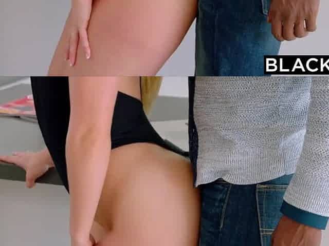 BLACKED - Blond model taken by bbc