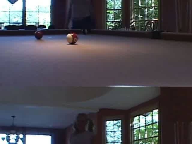 Little Summer billiard orgasm