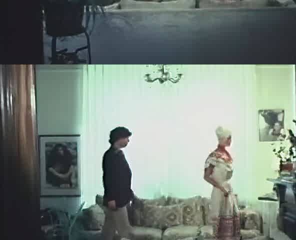 Vintage porno three-some with wench getting fucked and creamed by 2 lads
