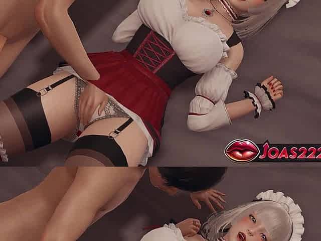 Japanese Room 3D Hentai with Yukiko Anime Girl - Pussy Fingering and Standing Pussy Licking Service, Big Dildo Masturbation