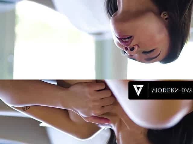 Straight Asian Teen 18+ Seduced By Flirty Ebony Lesbian