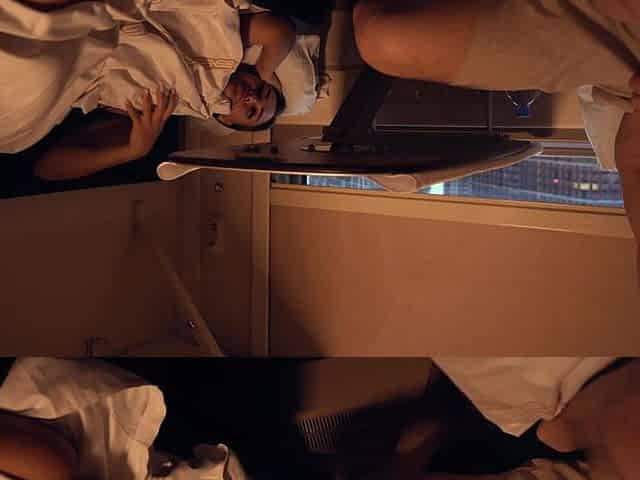 Jerking off on Her Ass on the Train, Lucky That She Got Turned on and Let Herself Be Fucked